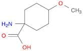 Cyclohexanecarboxylic acid, 1-amino-4-methoxy-
