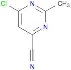 6-Chloro-2-methylpyrimidine-4-carbonitrile