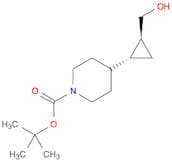 tert-Butyl 4-((1R,2S)-2-(hydroxymethyl)cyclopropyl)piperidine-1-carboxylate