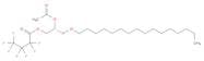 Butanoic acid, heptafluoro-, 2-(acetyloxy)-3-(hexadecyloxy)propyl ester, (R)- (9CI)