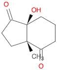 (+/-)-cis-6-Hydroxy-1-methylbicyclo[4.3.0]nonane-2,7-dione