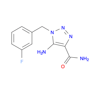 5-amino-1-(3-fluorobenzyl)-1H-1,2,3-triazole-4-carboxamide
