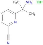 6-(2-Aminopropan-2-yl)picolinonitrile hydrochloride