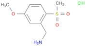 (5-Methoxy-2-(methylsulfonyl)phenyl)methanamine hydrochloride