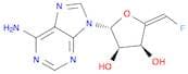 Adenosine, 4',5'-didehydro-5'-deoxy-5'-fluoro-, (4'E)- (9CI)