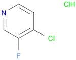 Pyridine, 4-chloro-3-fluoro-, hydrochloride (1:1)
