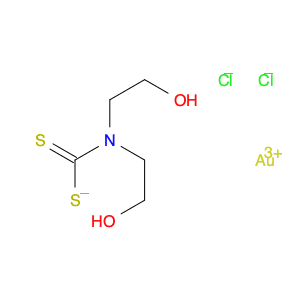 Gold, [bis(2-hydroxyethyl)carbamodithioato-S,S']dichloro-, (SP-4-2)- (9CI)