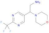 2-Morpholino-2-(2-(trifluoromethyl)pyrimidin-5-yl)ethanamine