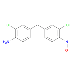 Benzenamine, 2-chloro-4-[(3-chloro-4-nitrosophenyl)methyl]-