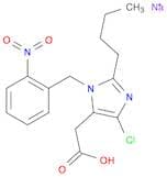 1H-Imidazole-5-acetic acid, 2-butyl-4-chloro-1-[(2-nitrophenyl)methyl]-, sodium salt (1:1)