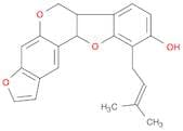 6H-Benzofuro[3,2-c]furo[3,2-g][1]benzopyran-9-ol, 6a,11a-dihydro-10-(3-methyl-2-butenyl)- (9CI)