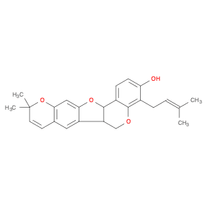 6H,10H-Furo[3,2-c:4,5-g']bis[1]benzopyran-3-ol, 6a,13a-dihydro-10,10-dimethyl-4-(3-methyl-2-buten-…