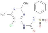 N-((5-Chloro-2,6-dimethylpyrimidin-4-yl)carbamoyl)benzenesulfonamide