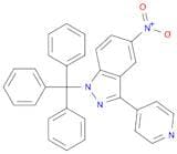 5-Nitro-3-(pyridin-4-yl)-1-trityl-1H-indazole