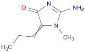 4H-Imidazol-4-one, 2-amino-1,5-dihydro-1-methyl-5-propylidene-