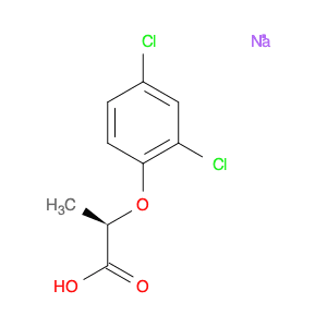 Propanoic acid, 2-(2,4-dichlorophenoxy)-, sodium salt (1:1), (2R)-