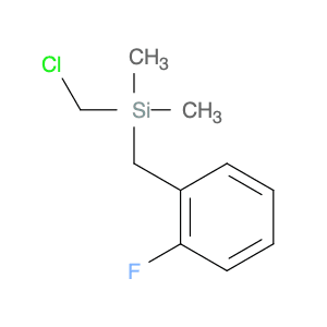 Benzene, 1-[[(chloromethyl)dimethylsilyl]methyl]-2-fluoro-