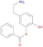 1,2-Benzenediol, 4-(2-aminoethyl)-, 2-benzoate