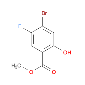 Benzoic acid, 4-bromo-5-fluoro-2-hydroxy-, methyl ester