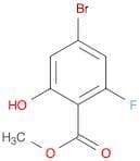 Benzoic acid, 4-bromo-2-fluoro-6-hydroxy-, methyl ester