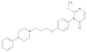 2-(Methylthio)-3-(4-(3-(4-phenylpiperazin-1-yl)propoxy)phenyl)pyrimidin-4(3H)-one