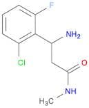 3-Amino-3-(2-chloro-6-fluorophenyl)-N-methylpropanamide