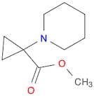 Cyclopropanecarboxylic acid, 1-(1-piperidinyl)-, methyl ester