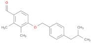Benzaldehyde, 2,3-dimethyl-4-[[4-(2-methylpropyl)phenyl]methoxy]-