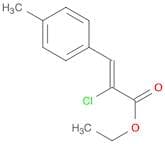 2-Propenoic acid, 2-chloro-3-(4-methylphenyl)-, ethyl ester, (Z)- (9CI)