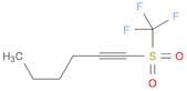 1-Hexyne, 1-[(trifluoromethyl)sulfonyl]-
