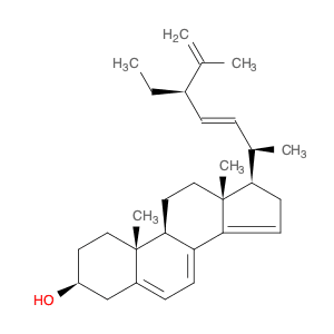 Stigmasta-5,7,14,22,25-pentaen-3-ol, (3β,22E)- (9CI)