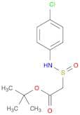 Acetic acid, 2-[[(4-chlorophenyl)amino]sulfinyl]-, 1,1-dimethylethyl ester