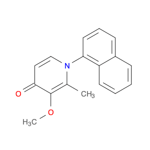 4(1H)-Pyridinone, 3-methoxy-2-methyl-1-(1-naphthalenyl)-