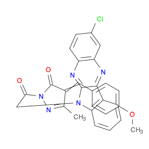 1-(2-(2-Chloro-6H-indolo[2,3-b]quinoxalin-6-yl)acetyl)-4-(4-methoxybenzylidene)-3-methyl-1H-pyrazo…