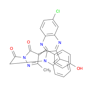 1-(2-(2-Chloro-6H-indolo[2,3-b]quinoxalin-6-yl)acetyl)-4-(4-hydroxybenzylidene)-3-methyl-1H-pyrazo…