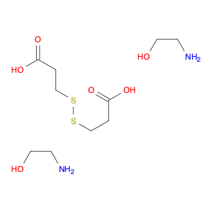 Propanoic acid, 3,3'-dithiobis-, compd. with 2-aminoethanol (1:2)