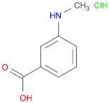 Benzoic acid, 3-(methylamino)-, hydrochloride (1:1)