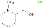 2-Piperidinemethanol, 1-methyl-, hydrochloride (1:1)