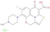 3H,8H-4-Oxa-1-thia-9b-azacyclopenta[cd]phenalene-9-carboxylic acid, 6-fluoro-5-(4-methyl-1-piperaz…