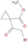 Methyl 1-(2-bromoacetyl)cyclopropanecarboxylate