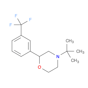 Morpholine, 4-(1,1-dimethylethyl)-2-[3-(trifluoromethyl)phenyl]-