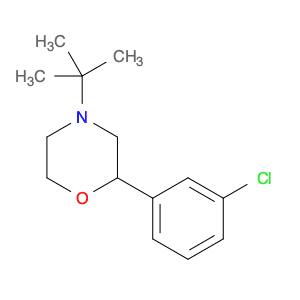 Morpholine, 2-(3-chlorophenyl)-4-(1,1-dimethylethyl)-