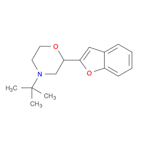Morpholine, 2-(2-benzofuranyl)-4-(1,1-dimethylethyl)-