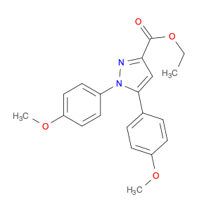 1H-Pyrazole-3-carboxylic acid, 1,5-bis(4-methoxyphenyl)-, ethyl ester
