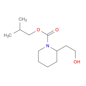 1-Piperidinecarboxylic acid, 2-(2-hydroxyethyl)-, 2-methylpropyl ester
