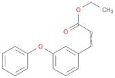 2-Propenoic acid, 3-(3-phenoxyphenyl)-, ethyl ester