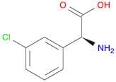 Benzeneacetic acid, α-amino-3-chloro-, (αS)-