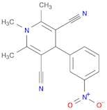 3,5-Pyridinedicarbonitrile, 1,4-dihydro-1,2,6-trimethyl-4-(3-nitrophenyl)-
