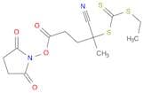Pentanoic acid, 4-cyano-4-[[(ethylthio)thioxomethyl]thio]-, 2,5-dioxo-1-pyrrolidinyl ester