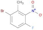 Benzene, 1-​bromo-​4-​fluoro-​2-​methyl-​3-​nitro-